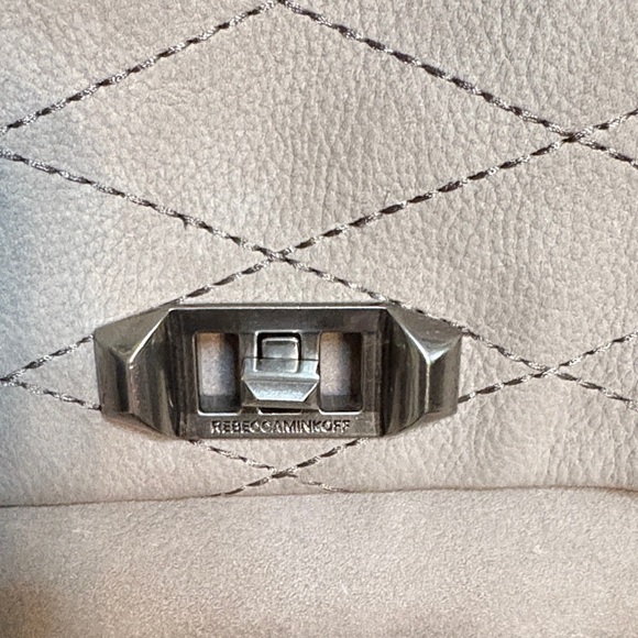 Rebecca Minkoff Beige Quilted Shoulder Bag - Picture 4 of 7